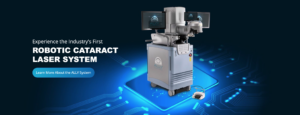 LensAR ALLY robotic cataract laser system used for advanced cataract surgery in Williamsburg VA